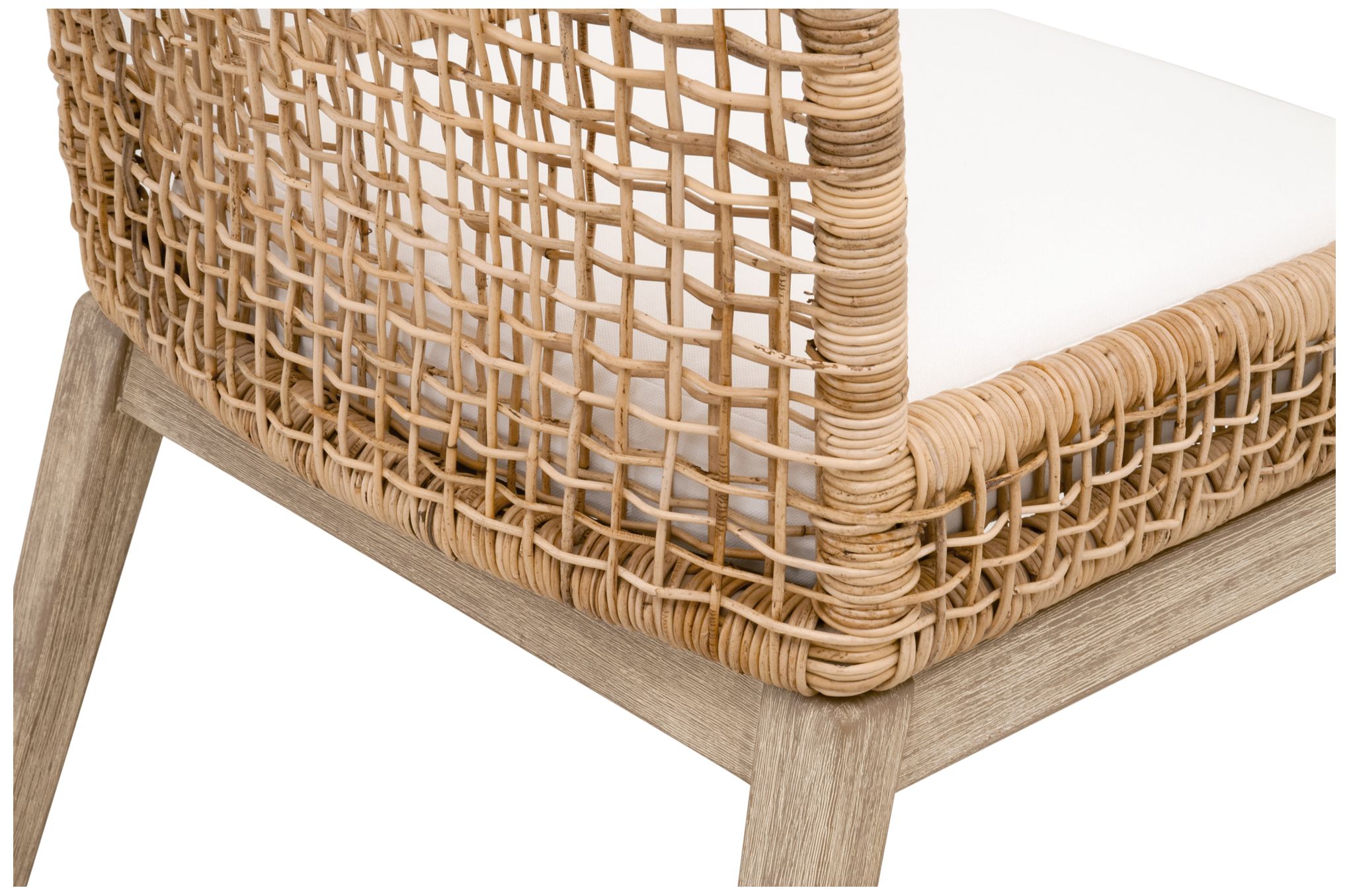Image 5 Seaside Dining Chair, Natural Rattan, LiveSmart Peyton-Pearl, Set of 2 more views