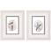 Seaside I 9"W x 11"H Framed Art Set of 2
