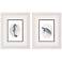 Seaside II 9"W x 11"H Framed Art Set of 2