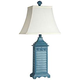 Image2 of Seaside Ocean Blue 29" High Accent Table Lamp
