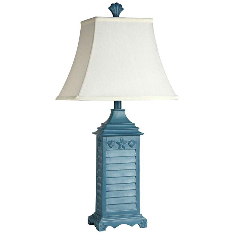 Image 2 Seaside Ocean Blue 29 inch High Accent Table Lamp