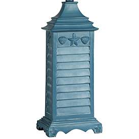Image4 of Seaside Ocean Blue 29" High Accent Table Lamp more views