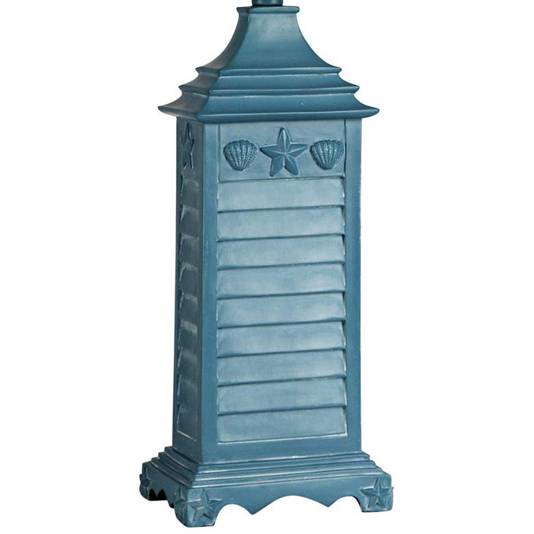 Image 4 Seaside Ocean Blue 29 inch High Accent Table Lamp more views