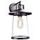 Seaside Port 11 3/4" High Clear Glass Motion Sensor Outdoor Wall Light