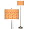 Seastar Brushed Nickel Pull Chain Floor Lamp