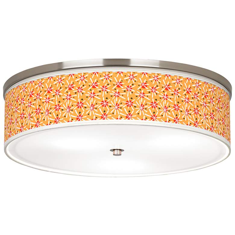 Image 1 Seastar Giclee Nickel 20 1/4" Wide Ceiling Light