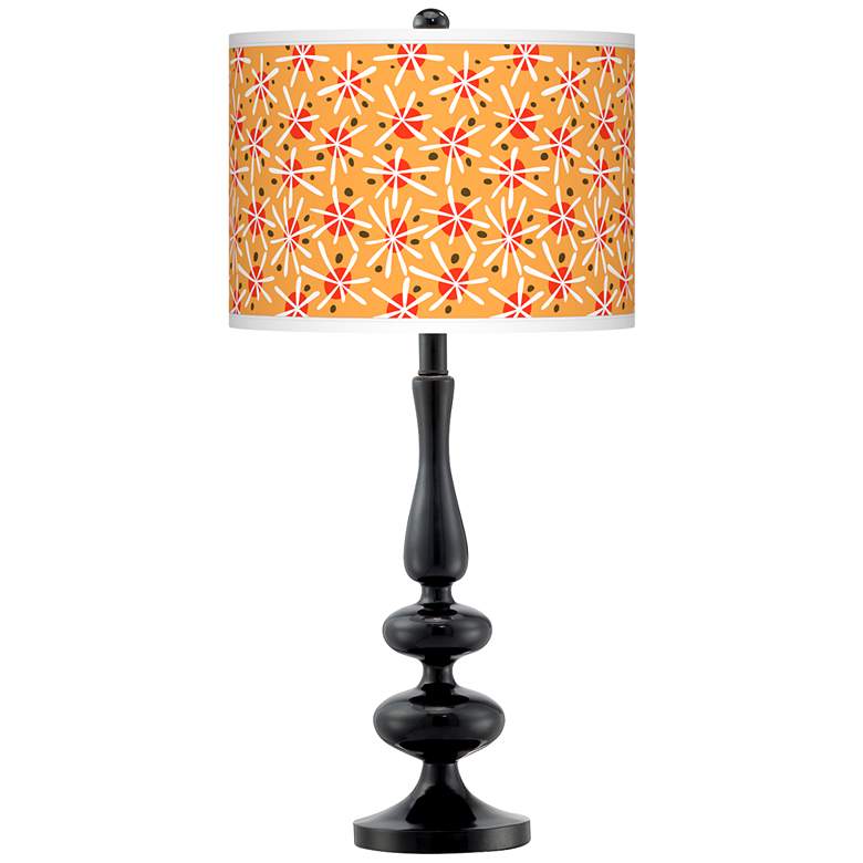 Image 1 Seastar Giclee Paley Black Table Lamp