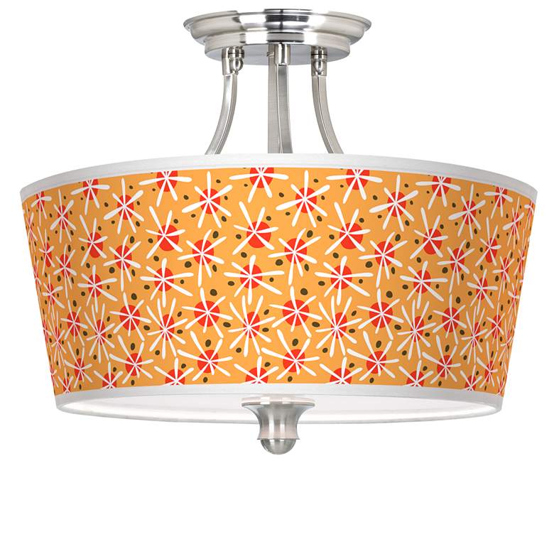 Image 1 Seastar Tapered Drum Giclee Ceiling Light