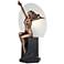 Seated Figure with Dove 14 1/2" High LED Accent Lamp