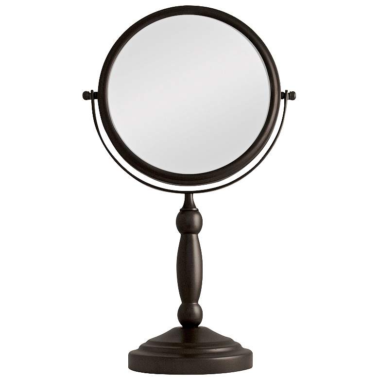 Image 2 Seaton Bronze 1x/10x Dual Magnification Vanity Mirror
