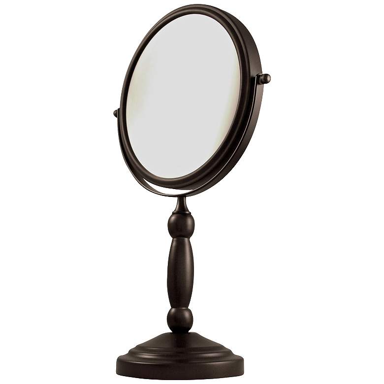 Image 3 Seaton Bronze 1x/10x Dual Magnification Vanity Mirror more views