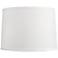 Seattle White Drum Lamp Shade 13x14x10 (Spider)