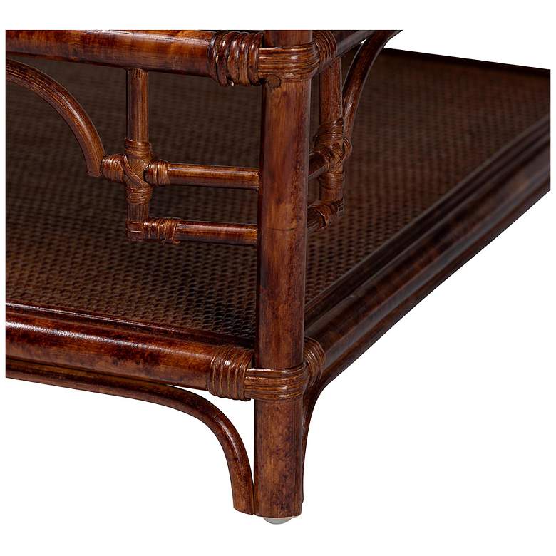 Image 7 Sebalio 42" Wide Tortoise Natural Rattan Coffee Table more views