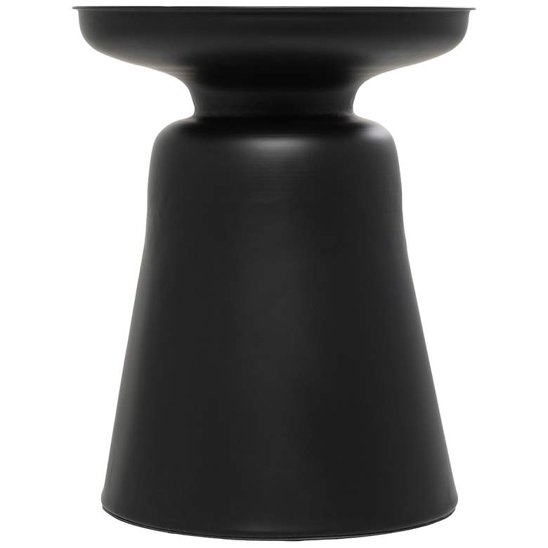 Image 4 Sebastapol 15" Wide Black Iron Round Accent Table more views