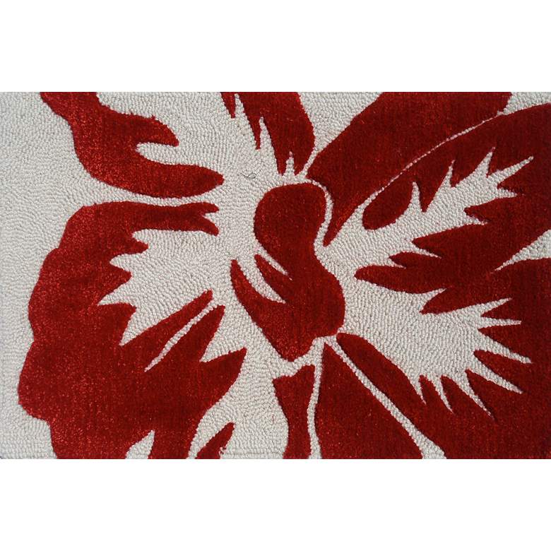 Image 1 Sebastian Red and Ivory Doormat