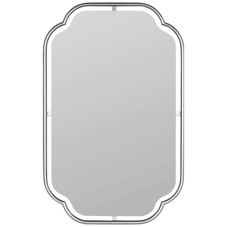 Image 2 Sebastian Silver 22 1/4 inch x 34 1/4 inch Rectangular Wall Mirror