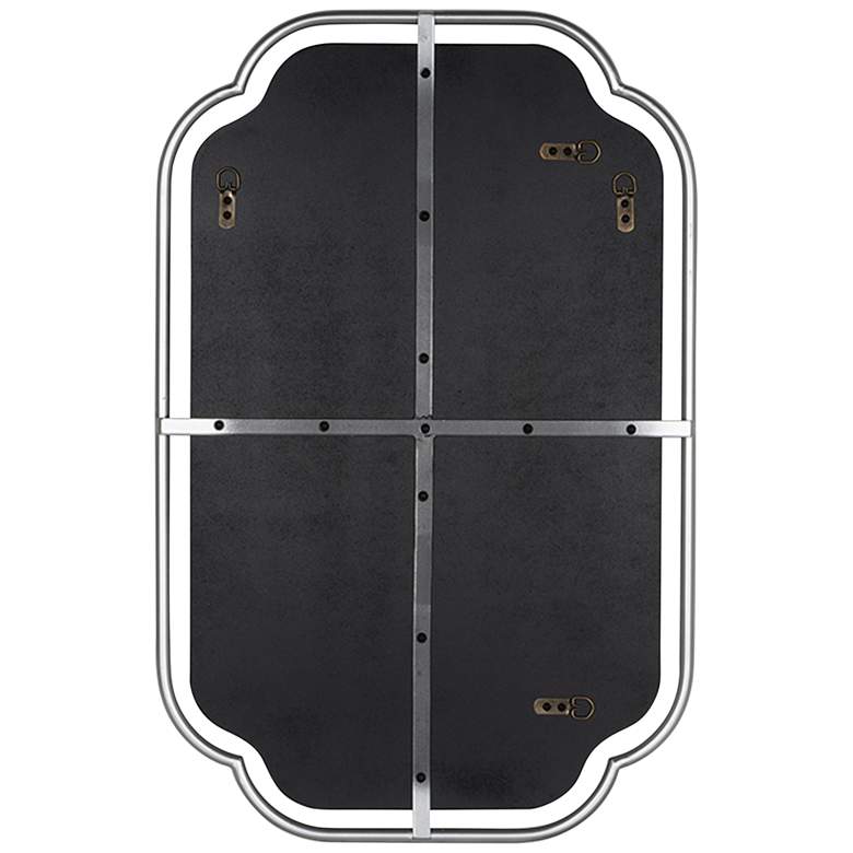 Image 4 Sebastian Silver 22 1/4" x 34 1/4" Rectangular Wall Mirror more views