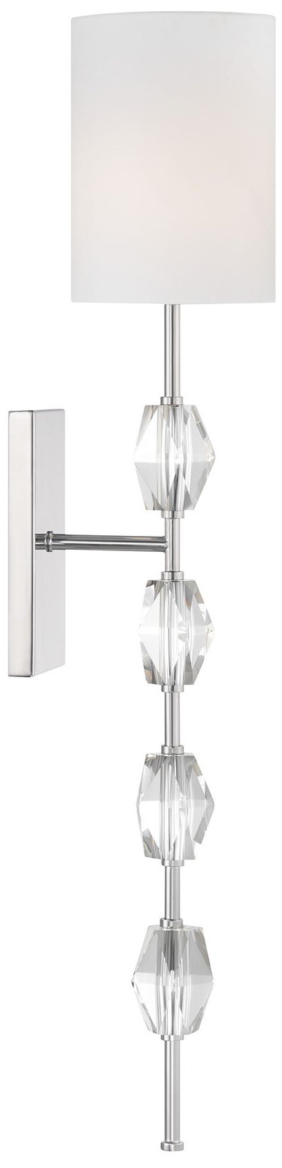 Image 5 Sebring 1-Light Wall Sconce in Polished Nickel more views