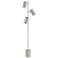 Sebring Satin Nickel Adjustable 3-Light Trac Tree Floor Lamp