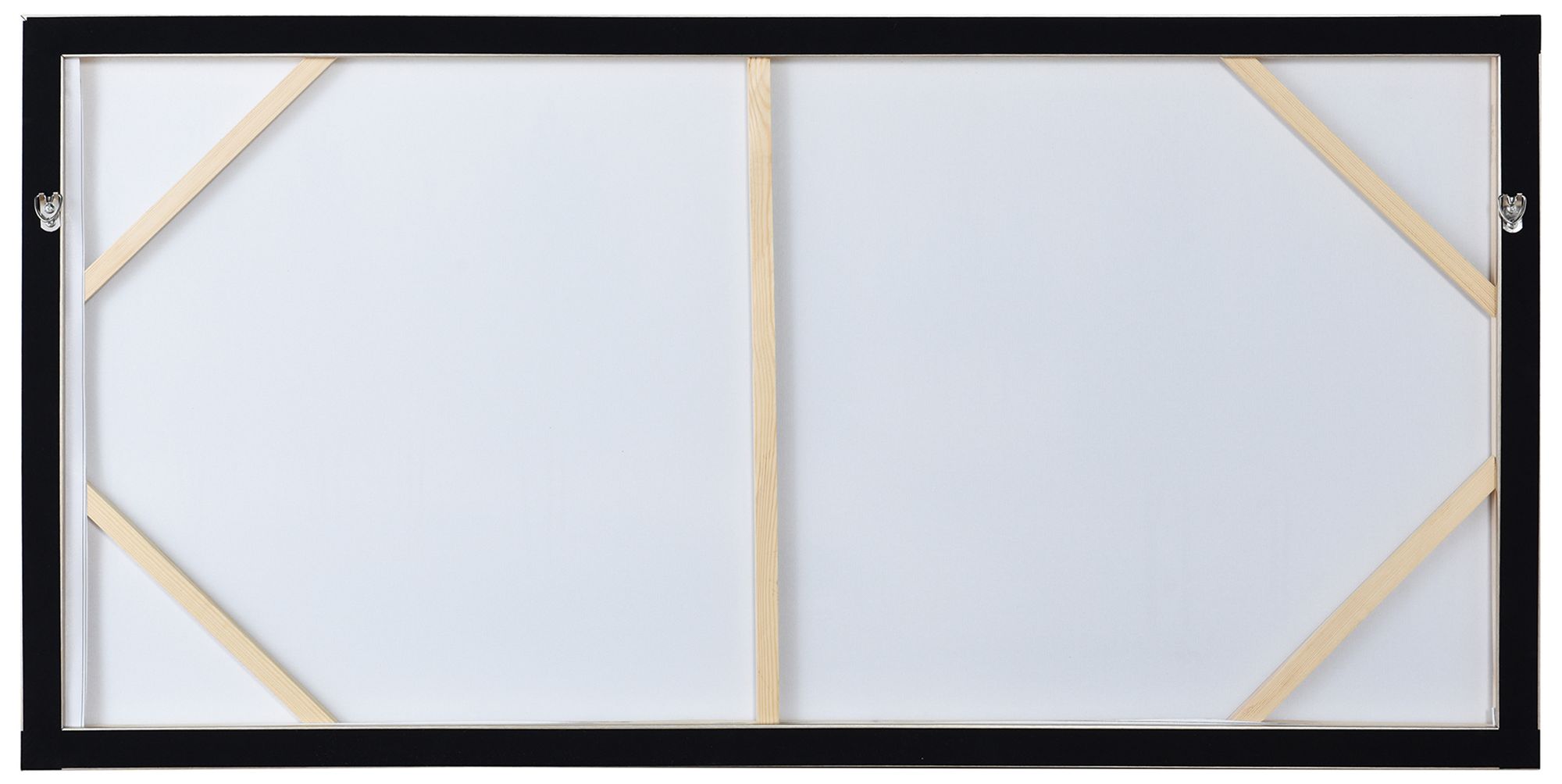 Image 4 Secluded 47 x 24 Hand-Painted Framed Canvas Wall Art more views