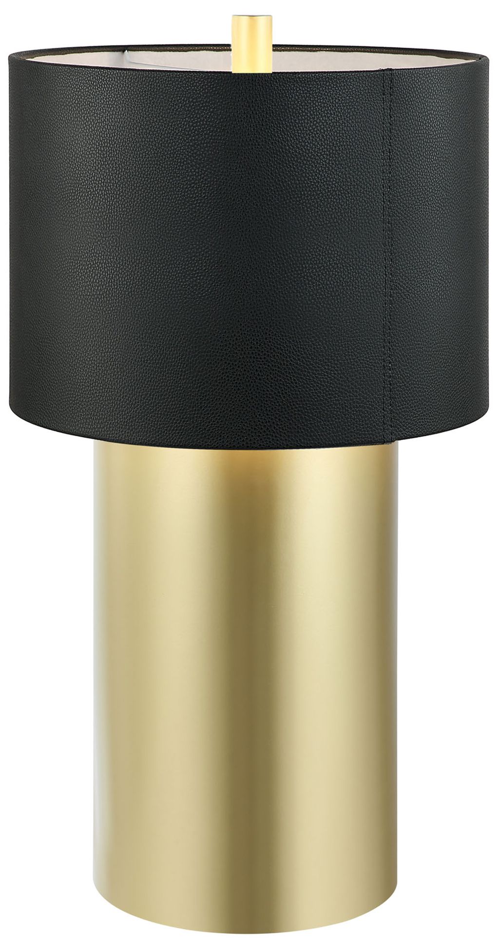 Image 2 Secret Agent 16" Painted Gold & Black Table Lamp more views