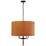 1_Secret Agent 4-Lt Pendant - Black & Camel Leather