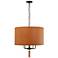 Secret Agent 4-Lt Pendant - Black & Camel Leather
