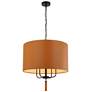 2_Secret Agent 4-Lt Pendant - Black & Camel Leather more views