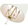 3_Secret Agent 4-Lt Pendant - Painted Gold & White Leather more views