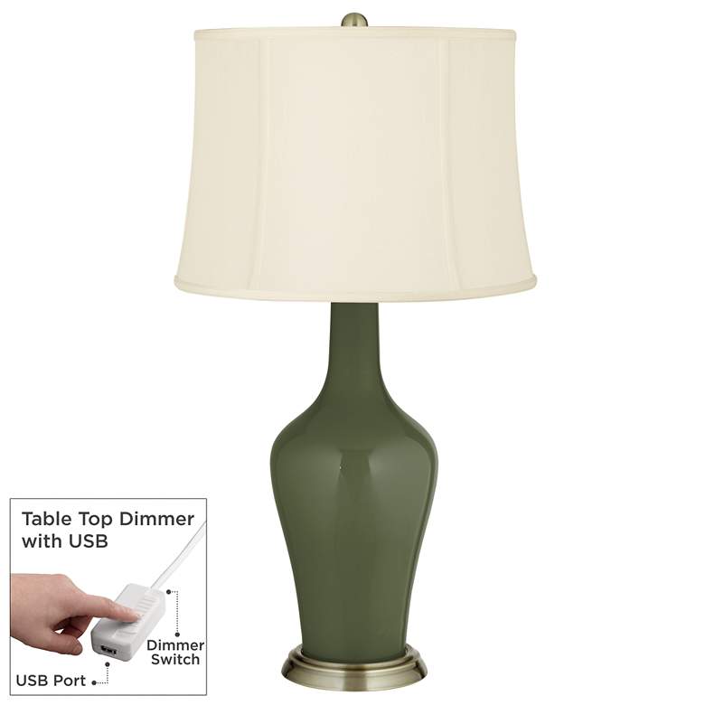 Image 1 Secret Garden Anya Table Lamp with Dimmer
