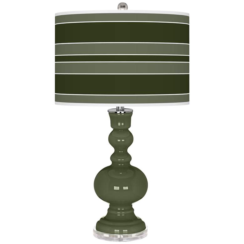 Secret Garden Bold Stripe Apothecary Table Lamp