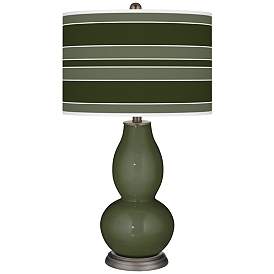 Image1 of Secret Garden Bold Stripe Double Gourd Table Lamp