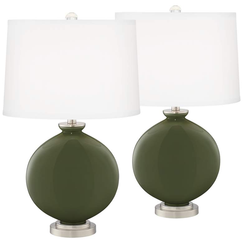 Image 2 Secret Garden Carrie Table Lamp Set of 2 with Dimmers