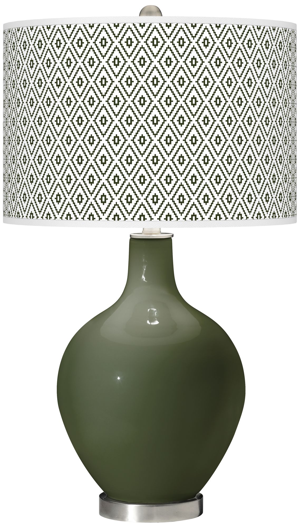 Secret Garden Diamonds Ovo Table Lamp - #62H86 | Lamps Plus