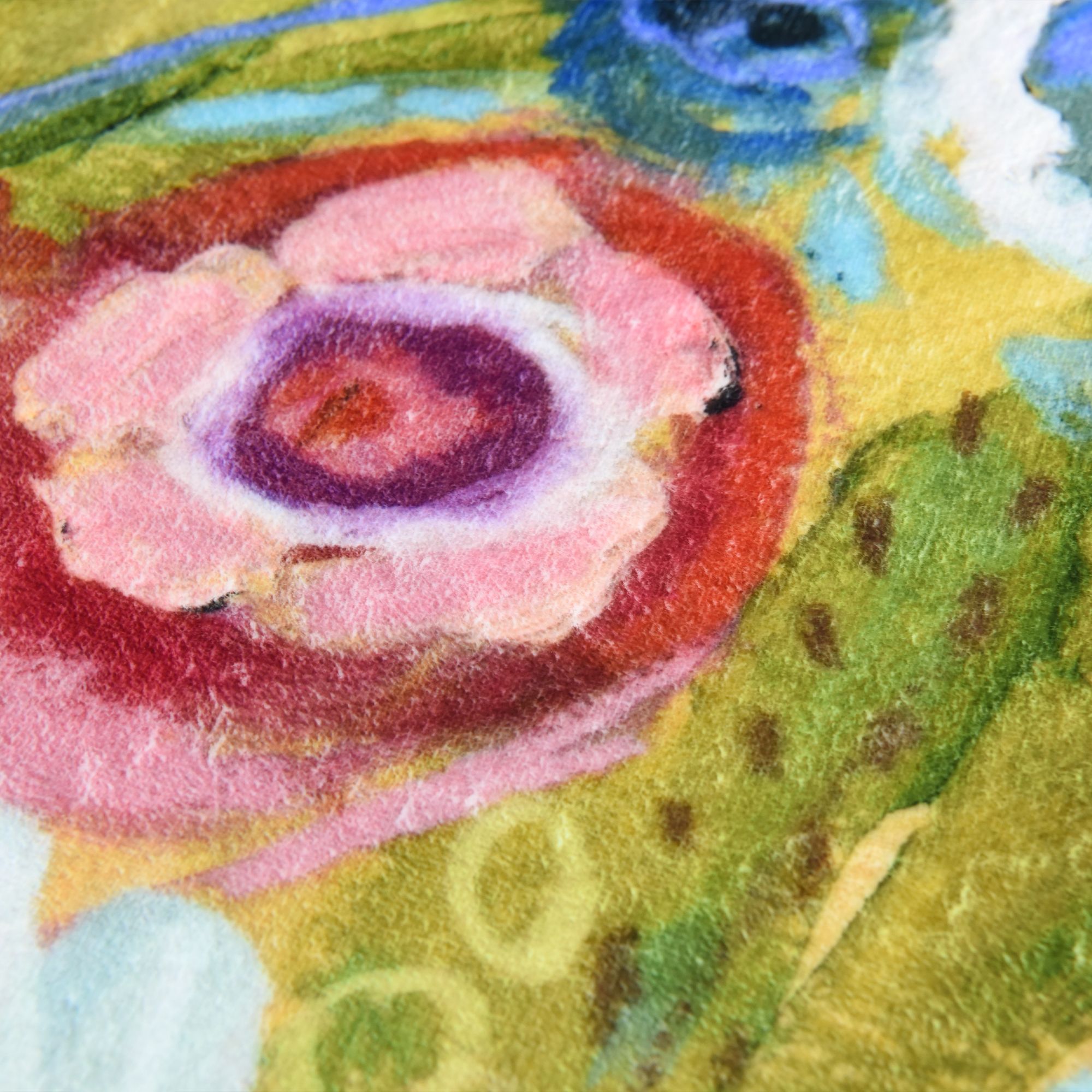 Image 3 Secret Garden Floral III Washable Art Area Rug size 5'x8' more views