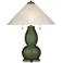Secret Garden Fulton Table Lamp with Fluted Glass Shade