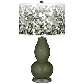 Image1 of Secret Garden Mosaic Giclee Double Gourd Table Lamp