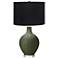 Secret Garden Ovo Table Lamp with Black Shade