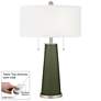 Secret Garden Peggy Glass Table Lamp With Dimmer