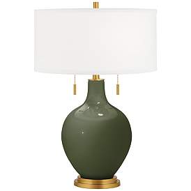 Image2 of Secret Garden Toby Brass Accents Table Lamp with Dimmer