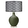 Secret Garden Toby Table Lamp With Black Metal Shade