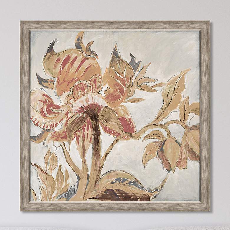 Image 2 Secret Life I 34" Square Giclee Framed Wall Art