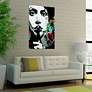 Secrets 50 3/4"H Floating Tempered Glass Graphic Wall Art