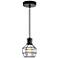 Secure 1 Light Down Mini Pendant With Black Finish