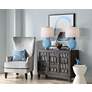 Secure Blue Carrie Table Lamp Set of 2