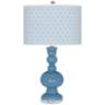 Secure Blue Diamonds Apothecary Table Lamp
