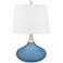 Secure Blue Felix Modern Table Lamp