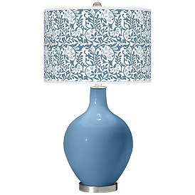 Image1 of Secure Blue Gardenia Ovo Table Lamp