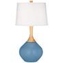 Secure Blue Wexler Modern Table Lamp