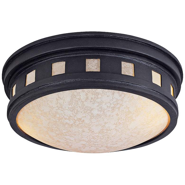 Image 2 Sedona 13 inch Wide Oil-Rubbed Bronze Outdoor Ceiling Light